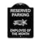 Signmission Reserved Parking Employee of Month 1 Heavy-Gauge Aluminum Sign, 24" x 18", BS-1824-23150 A-DES-BS-1824-23150 - alternate 1